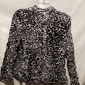 Black and white puffy jackets